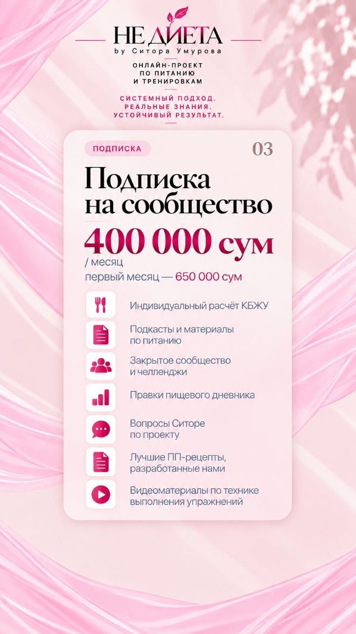 Тариф «Групповое ведение»